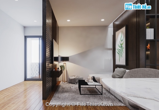 sketchup nội thất căn hộ,căn hộ chung cư,nội thất chung cư,sketchup nội thất,File sketchup căn hộ chung cư